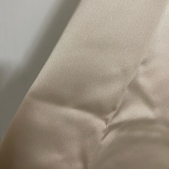 Rachel Zoe Beige Satin Camisole with Lace Trim and Racerback Size XS - Picture 4 of 9